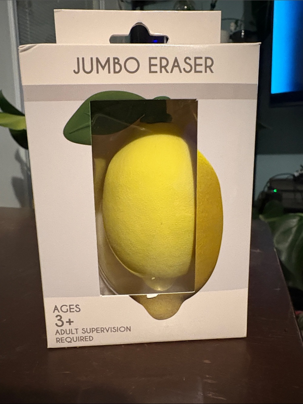 Jumbo Yellow Lemon Eraser - Home Accents